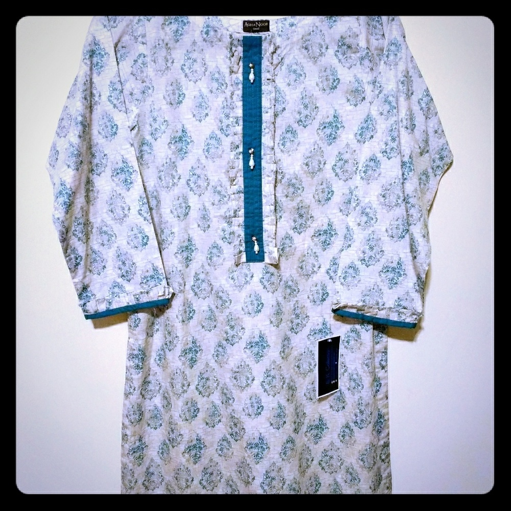 Agha Noor designer lawn kurti